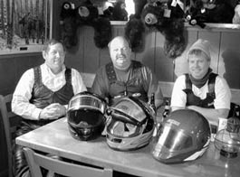 Snowmobiling at the Tahquamenon Falls